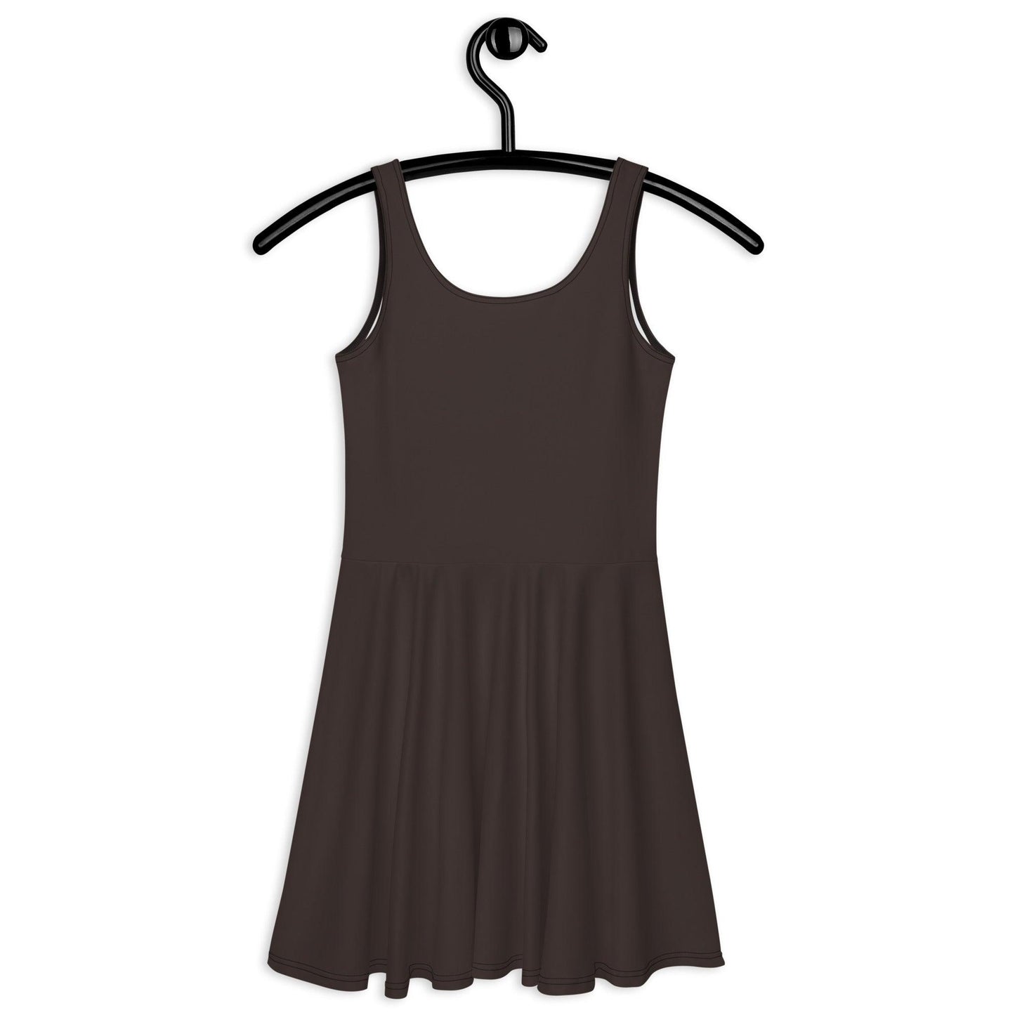 BASIC darkbrown - Skater Dress