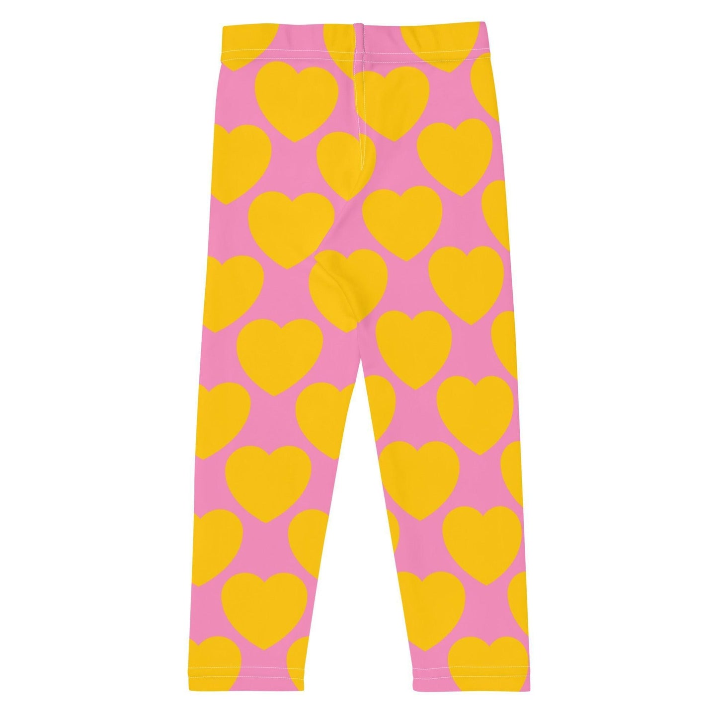 ELLIE LOVE yellow pink -2- Kids' Leggings