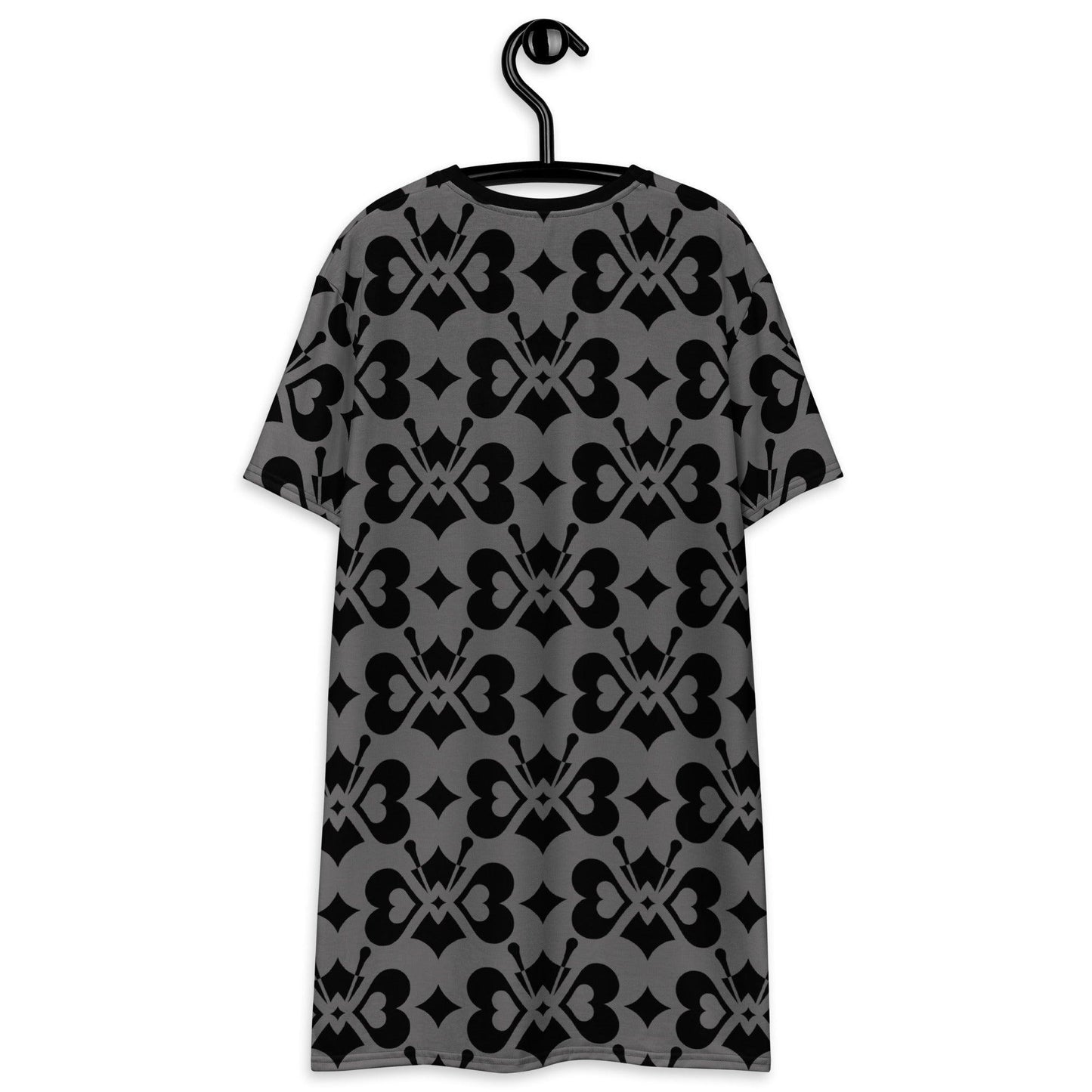 LOVE BUTTERFLY black - T-Shirt Dress