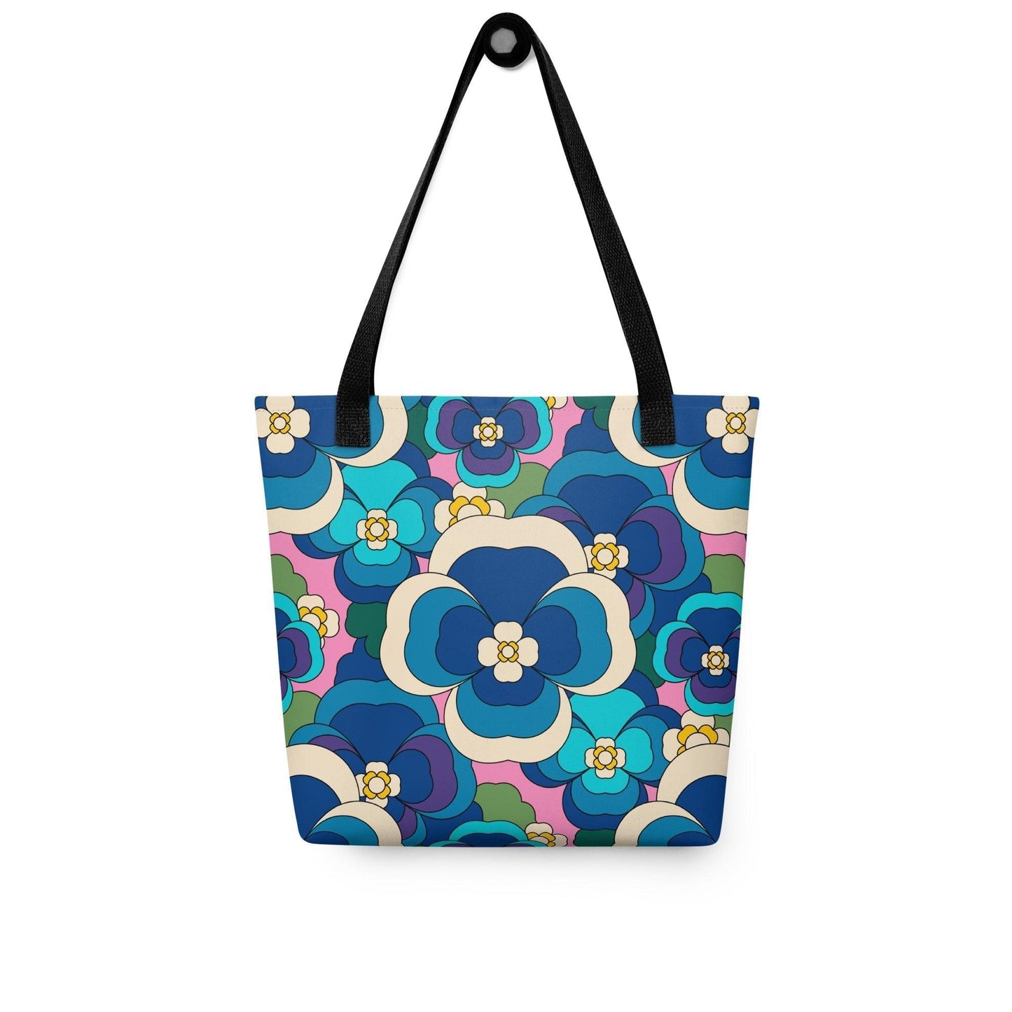 PANSY FANTASY blue pink - Tote Bag