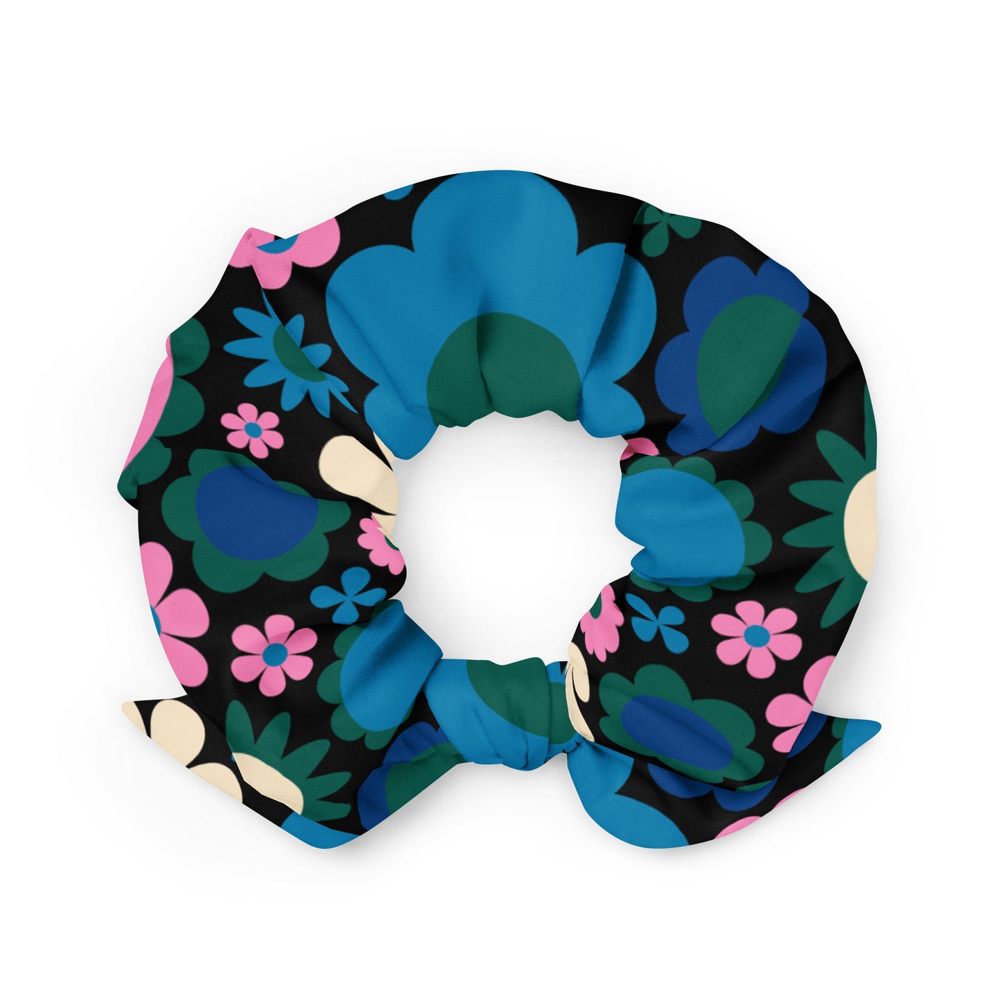 BLOOMPOP blue pink - Scrunchie
