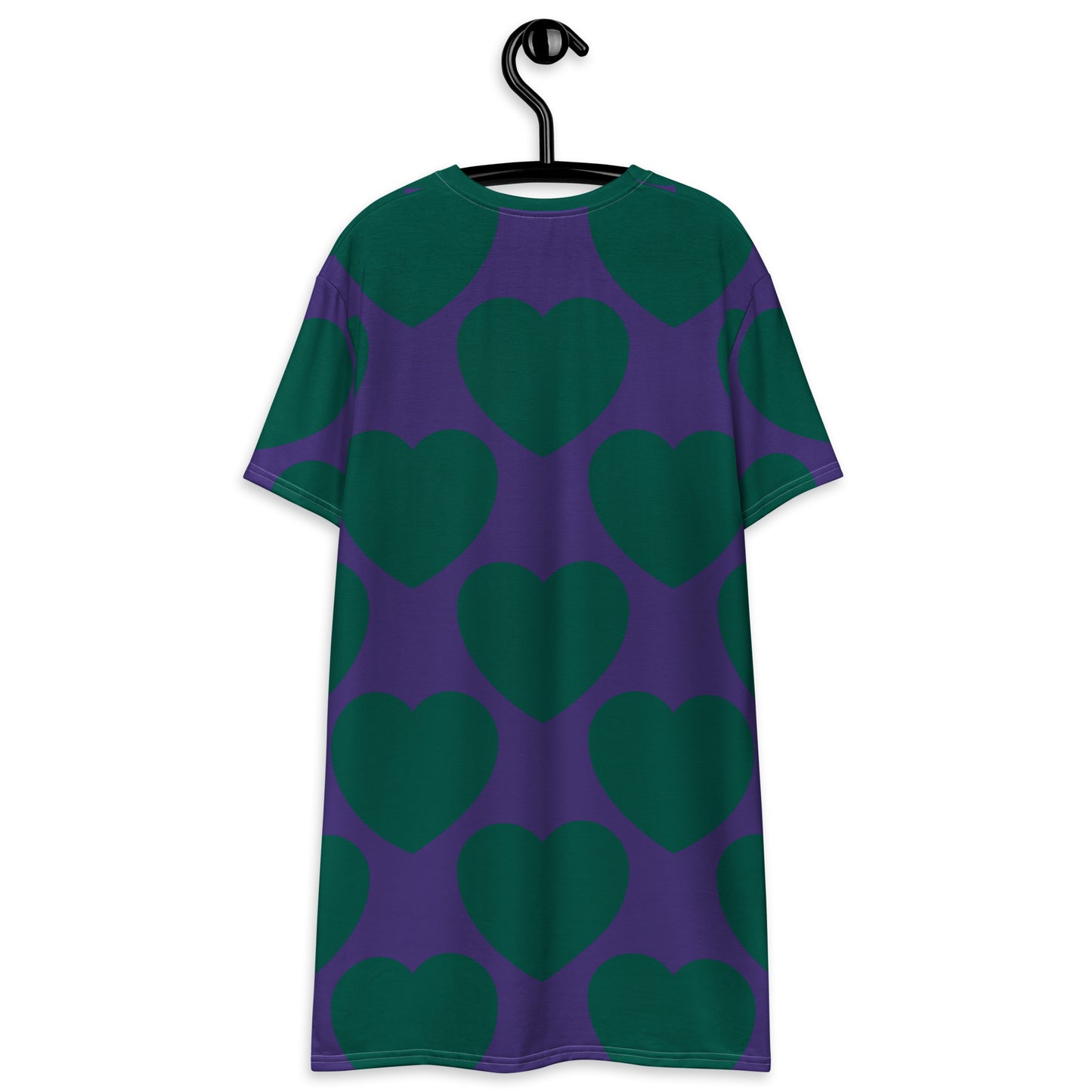 ELLIE LOVE green purple - T-Shirt Dress