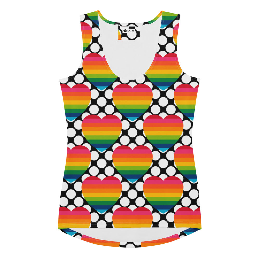 ELLIE LOVE DOT rainbow - Tank Top