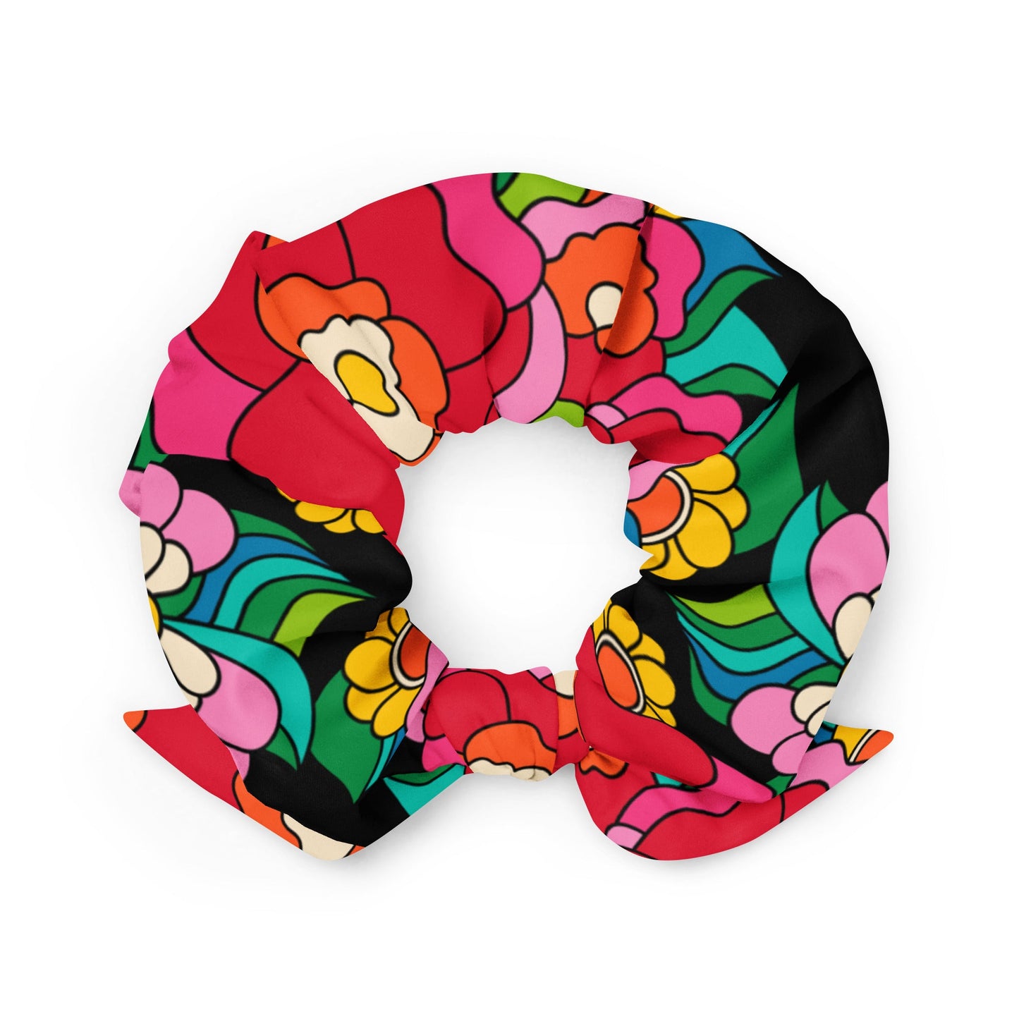 Scrunchie - BELLADRAMA - Big Bold Bloom Print