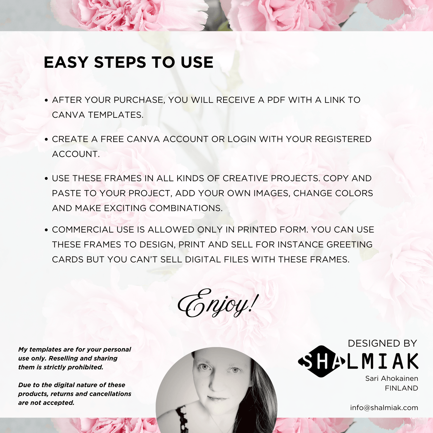 Canva Templates - Frames - Hearts