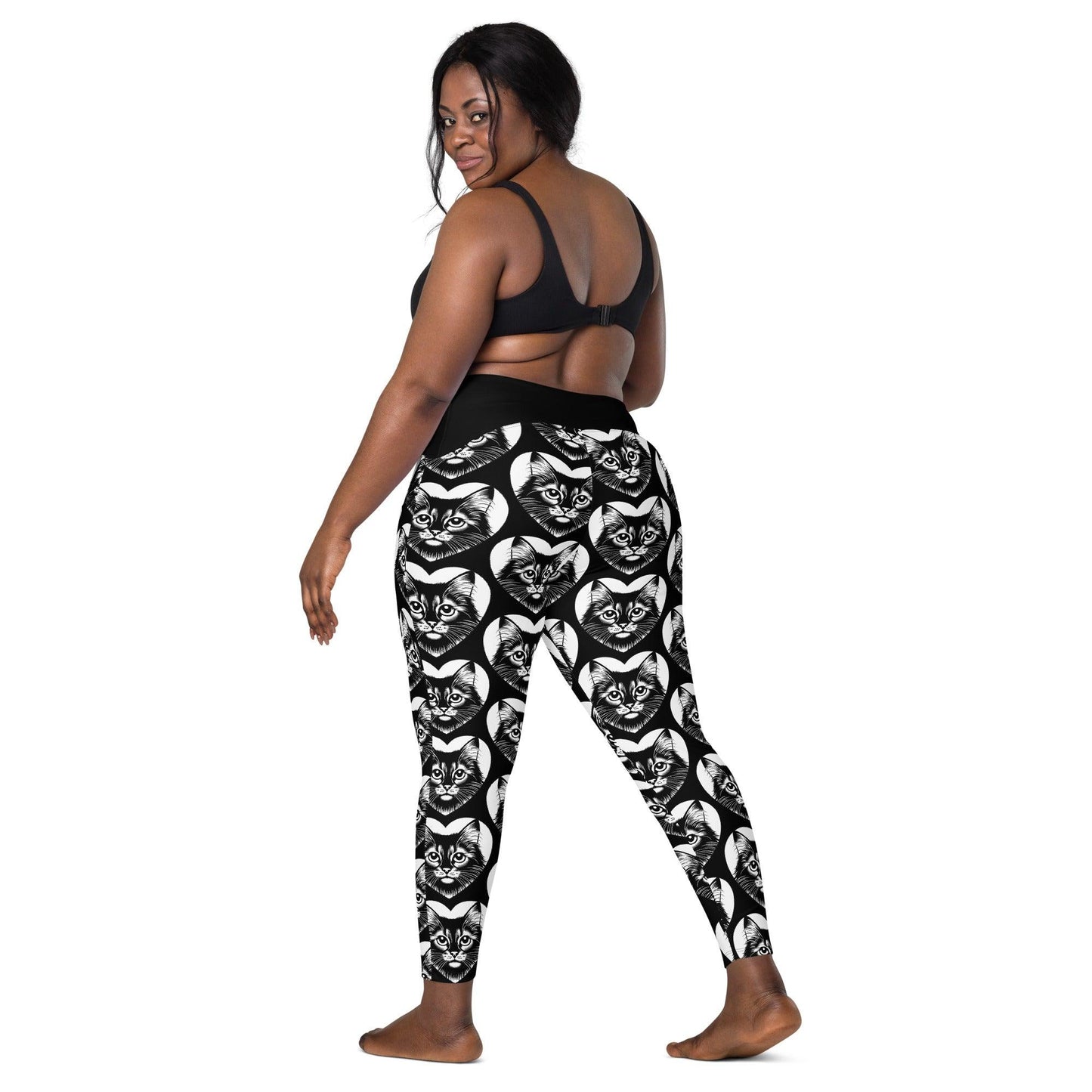 Cat breed leggings with pockets - SOMALI - HERTTAHOUND