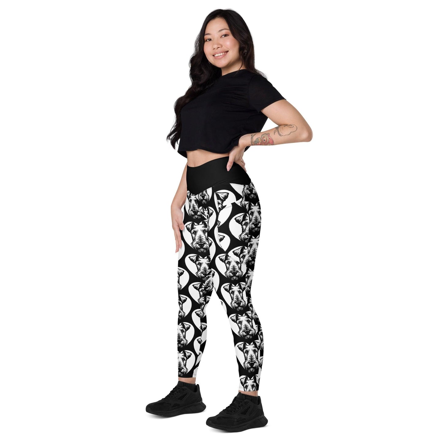 Dog breed leggings with pockets - IRISH TERRIER - HERTTAHOUND