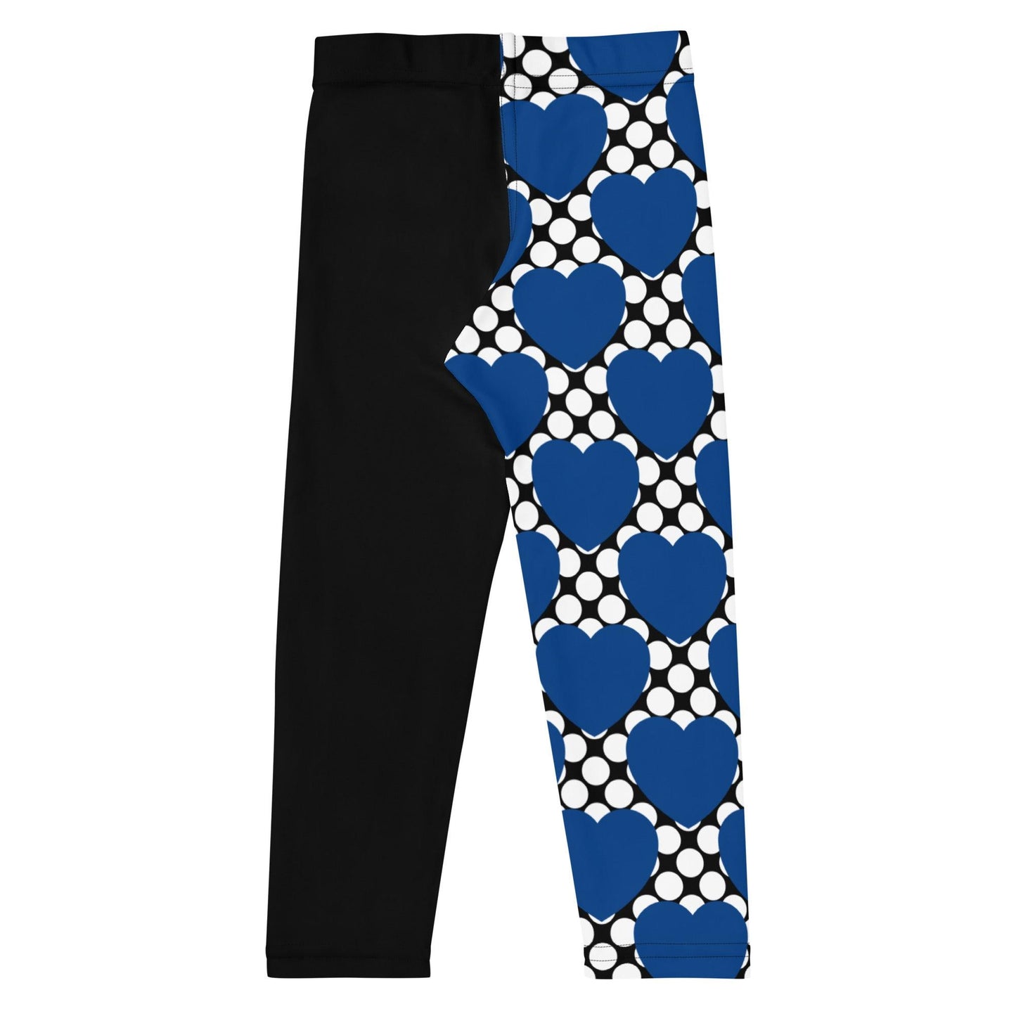 Kids' Leggings - ELLIE LOVE DOT blue black - Bold Heart Print