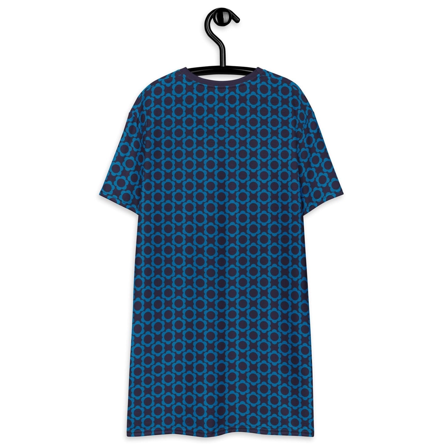 T-shirt dress - ELLIE mini blue - Classic floral print