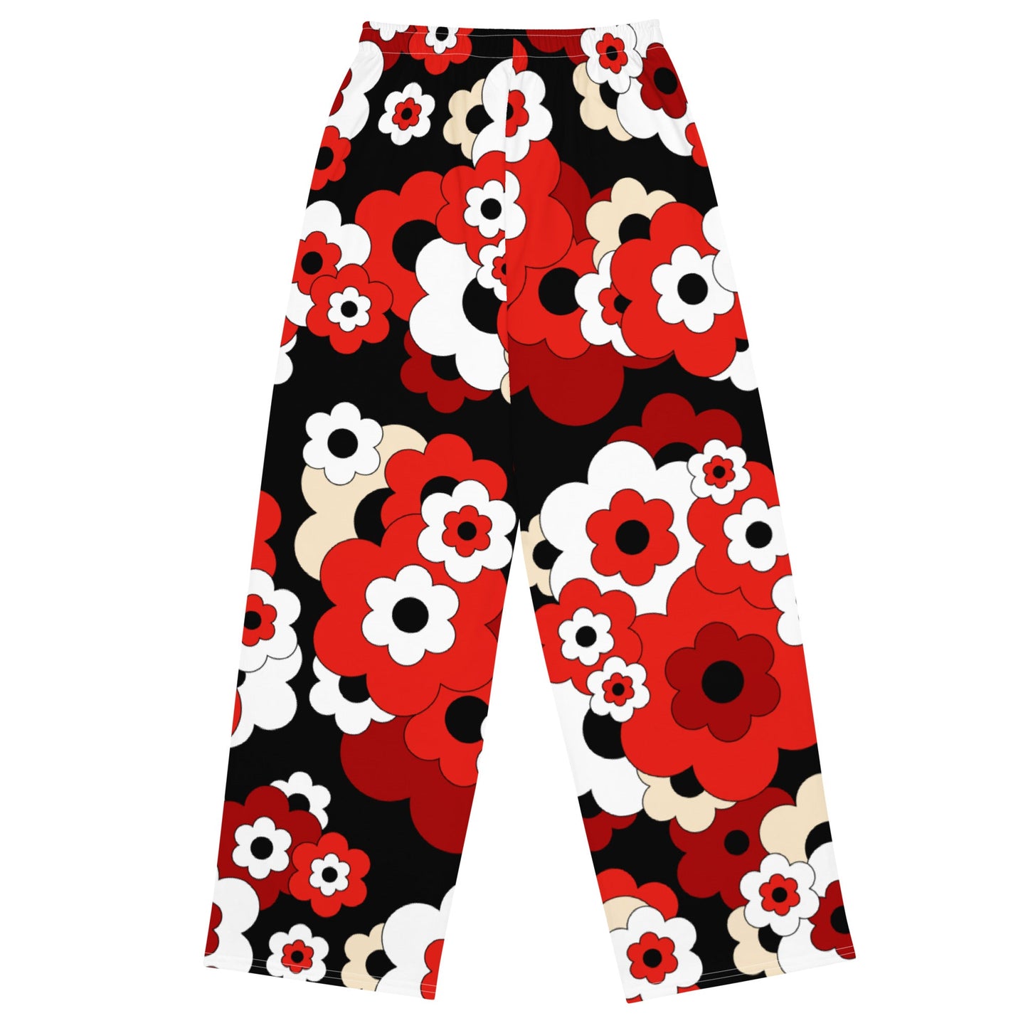 Pants - ERICA red - Brave Retro Florals