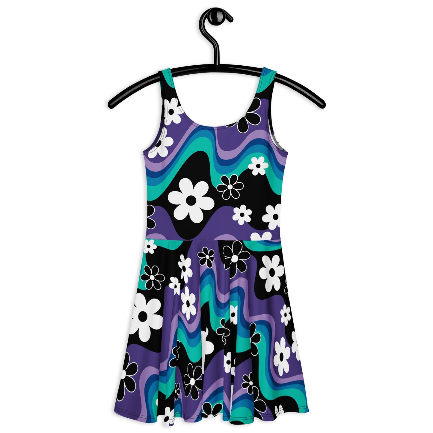Skater Dress - FLORA RAVE purple