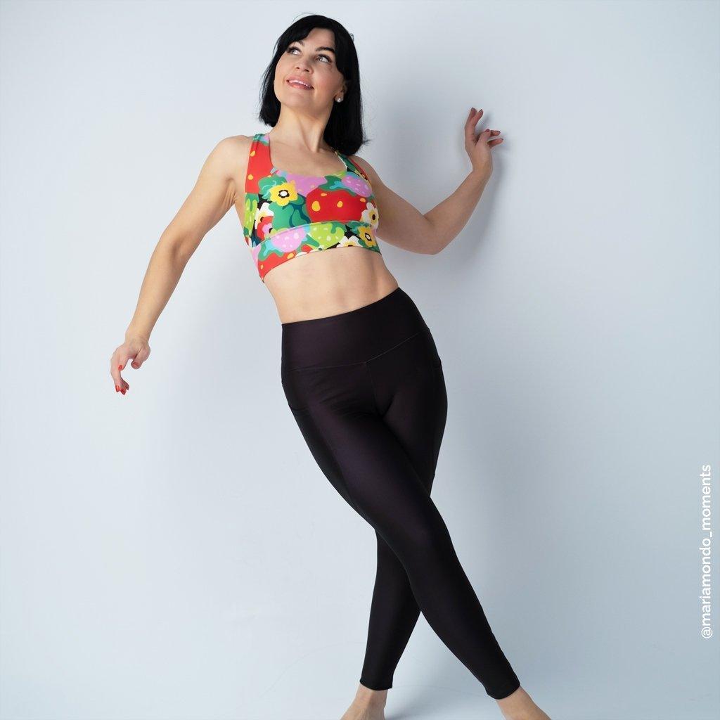 Sports bra - BERRYLEI - Colorful strawberry print