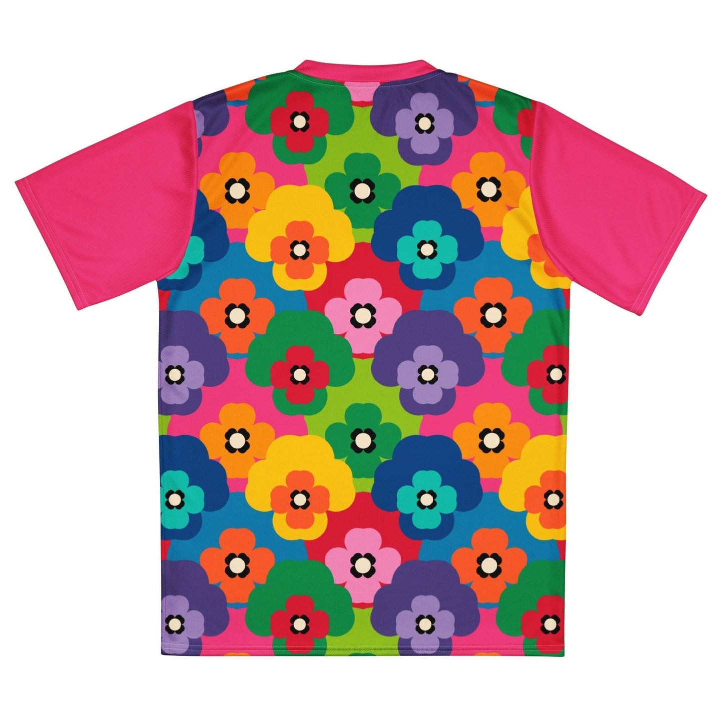 Sports Jersey - PANSY FAB - Colorful pansy flower print