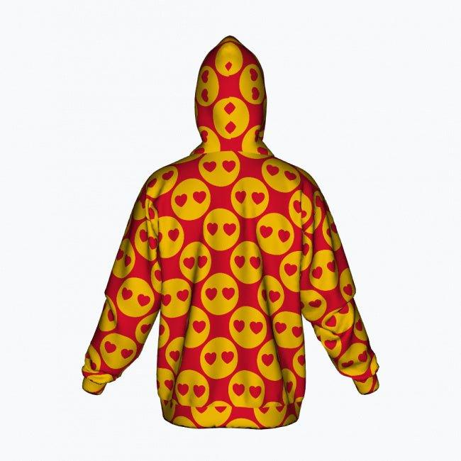 Full Print Unisex Zipper Hoodie - Cotton