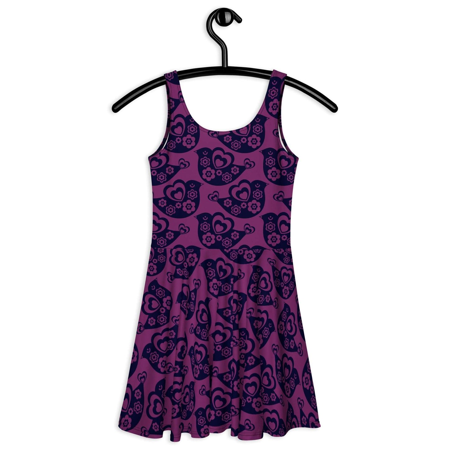 Skater Dress - TWEET LOVE plum