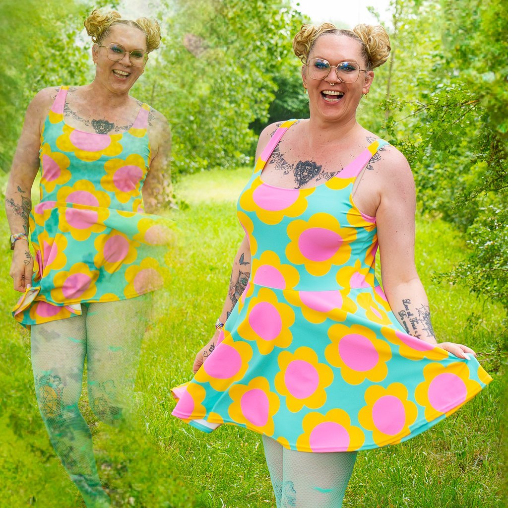 Colorful Skater Dresses: Twirl Into Joy - SHALMIAK