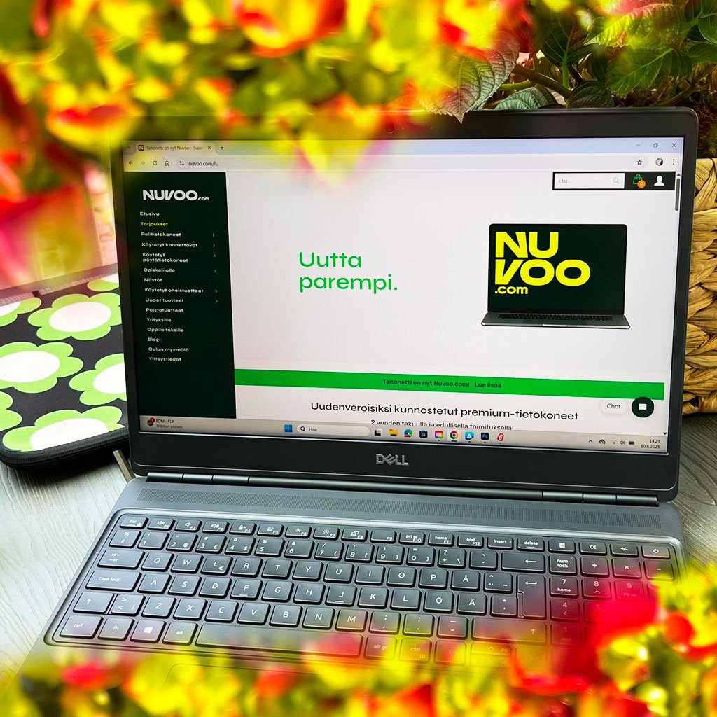 Nuvoo.com and a refurbished laptop.