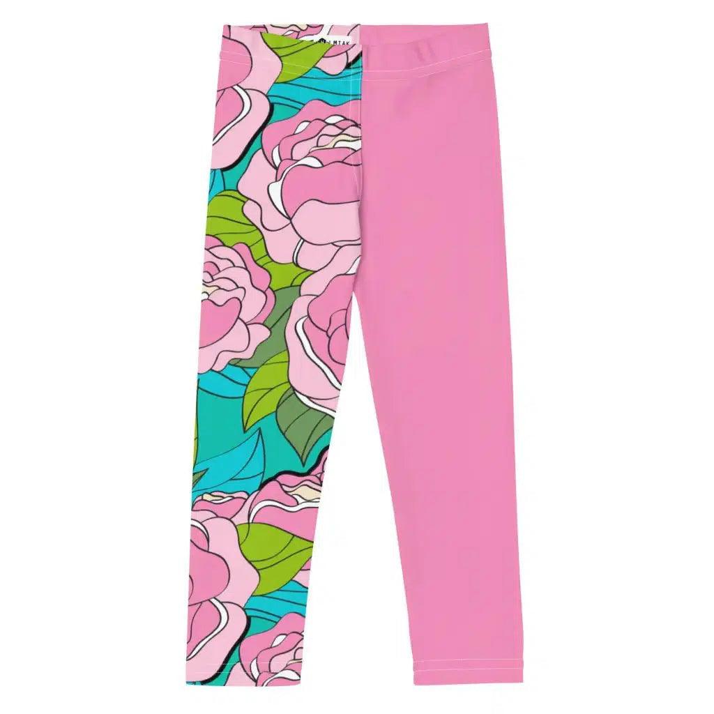BE MY ONLY pink turquoise - Kids' Leggings
