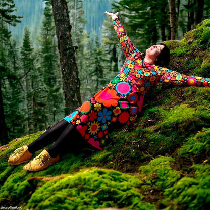 BLOOMPOP happy - Midi Dress With Pockets