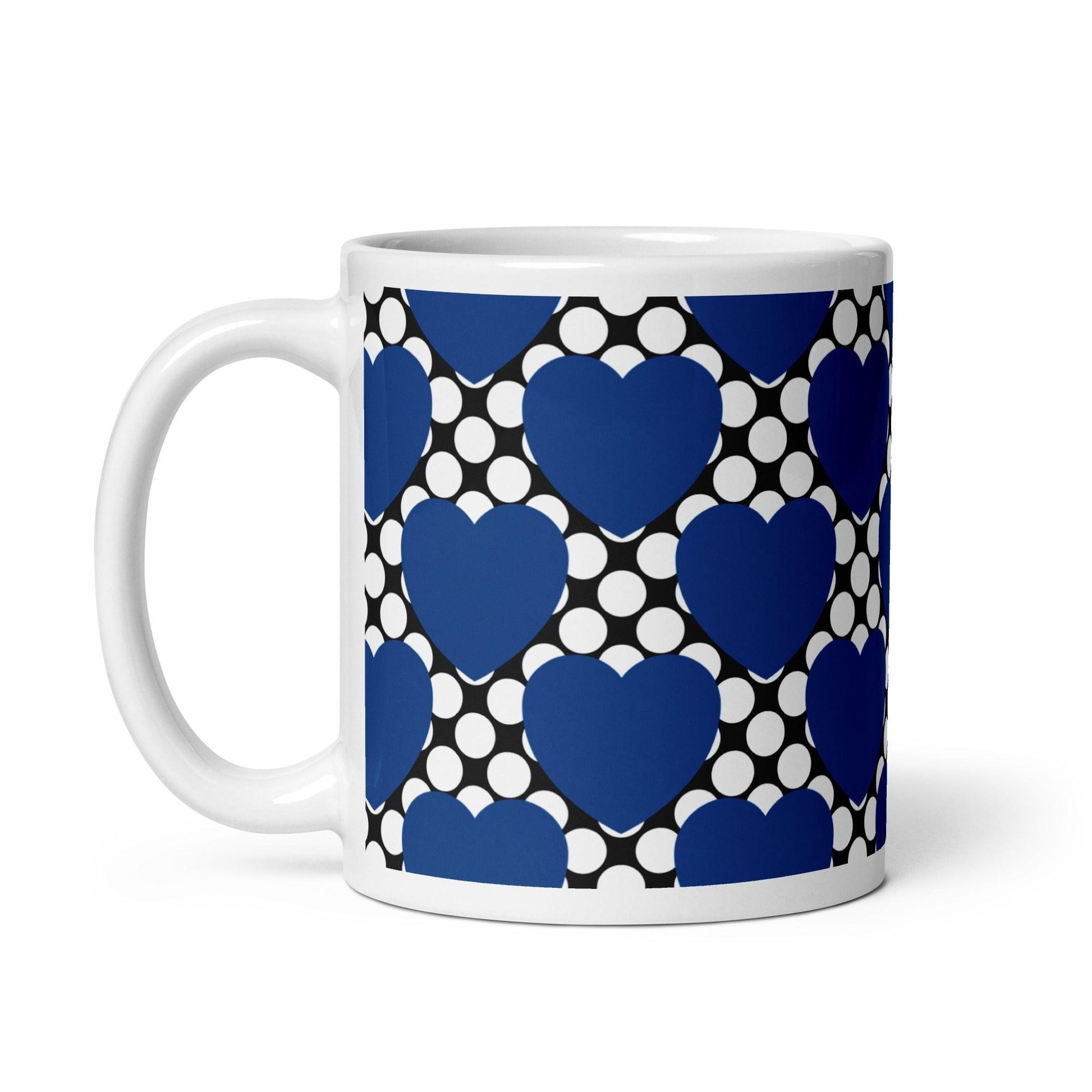 ELLIE LOVE DOT blue black - Mug