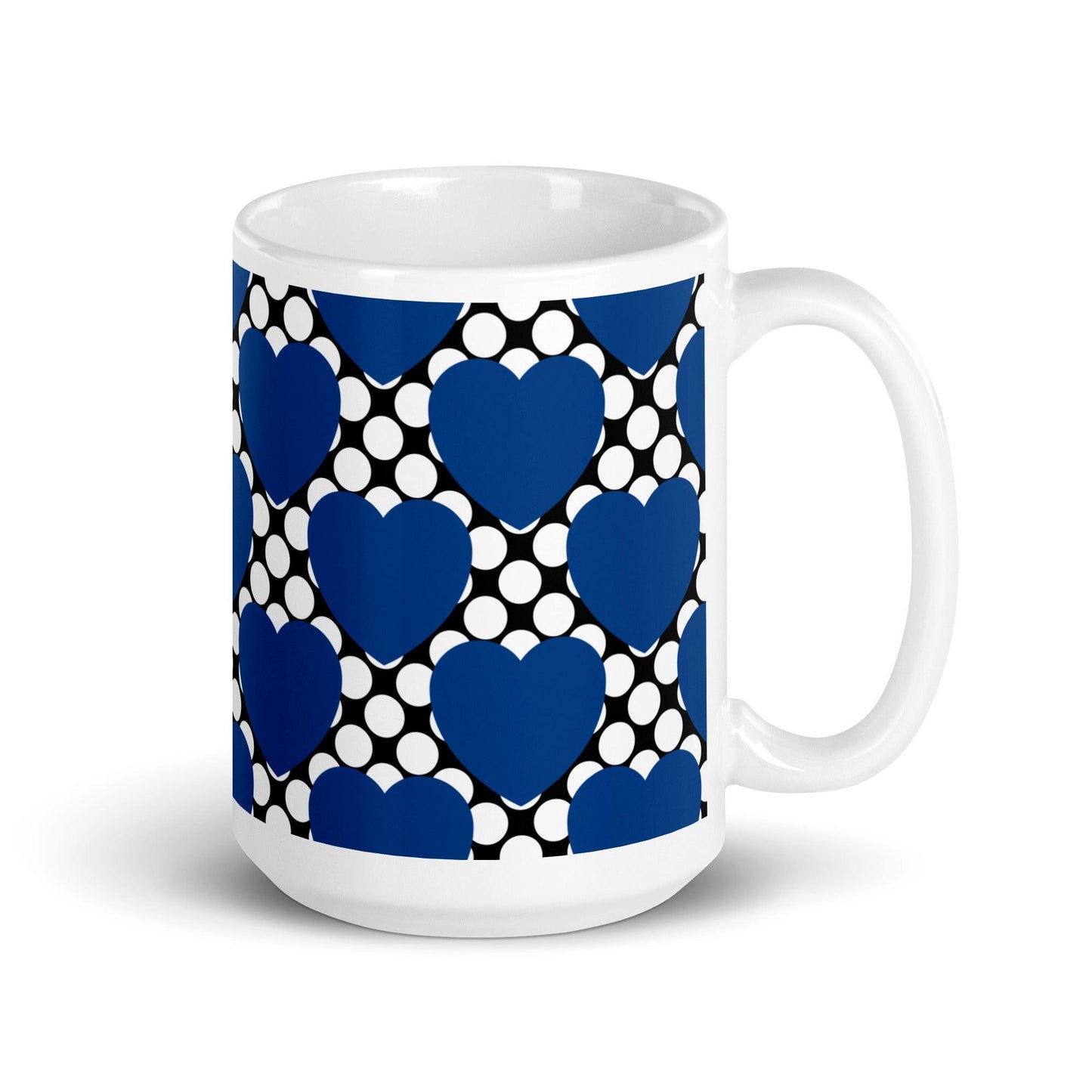 ELLIE LOVE DOT blue black - Mug