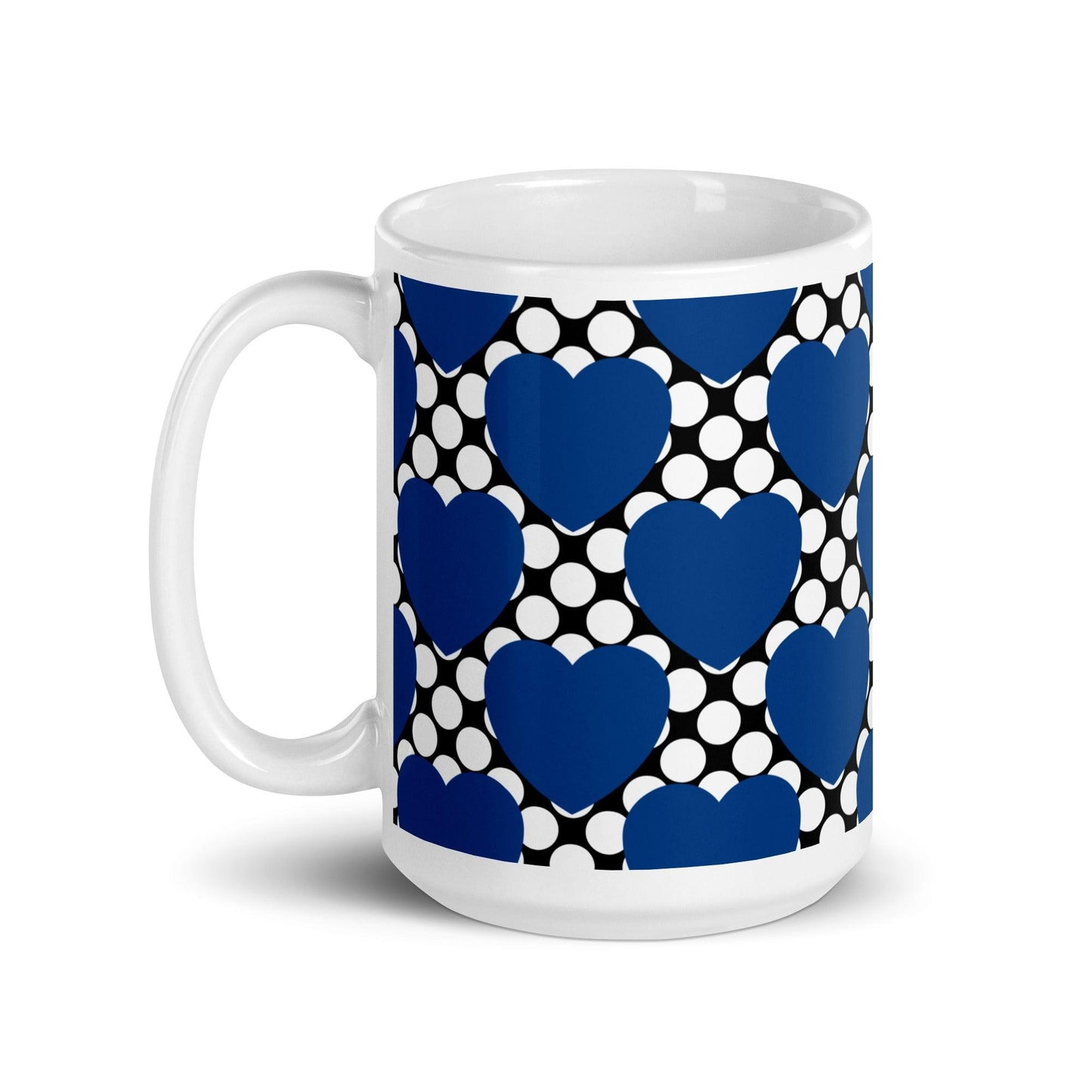 ELLIE LOVE DOT blue black - Mug