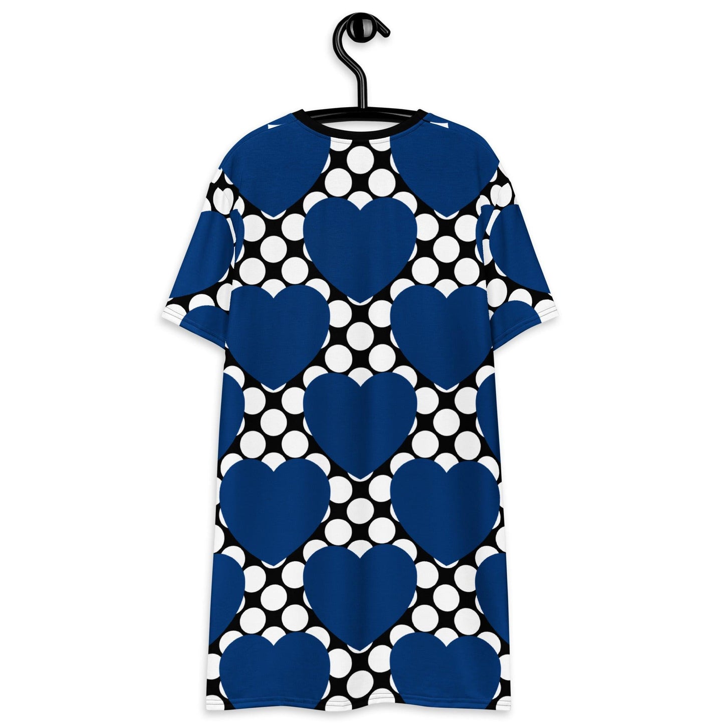 ELLIE LOVE DOT blue black - T-Shirt Dress
