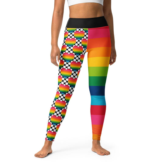 ELLIE LOVE DOT rainbow - Yoga Leggings