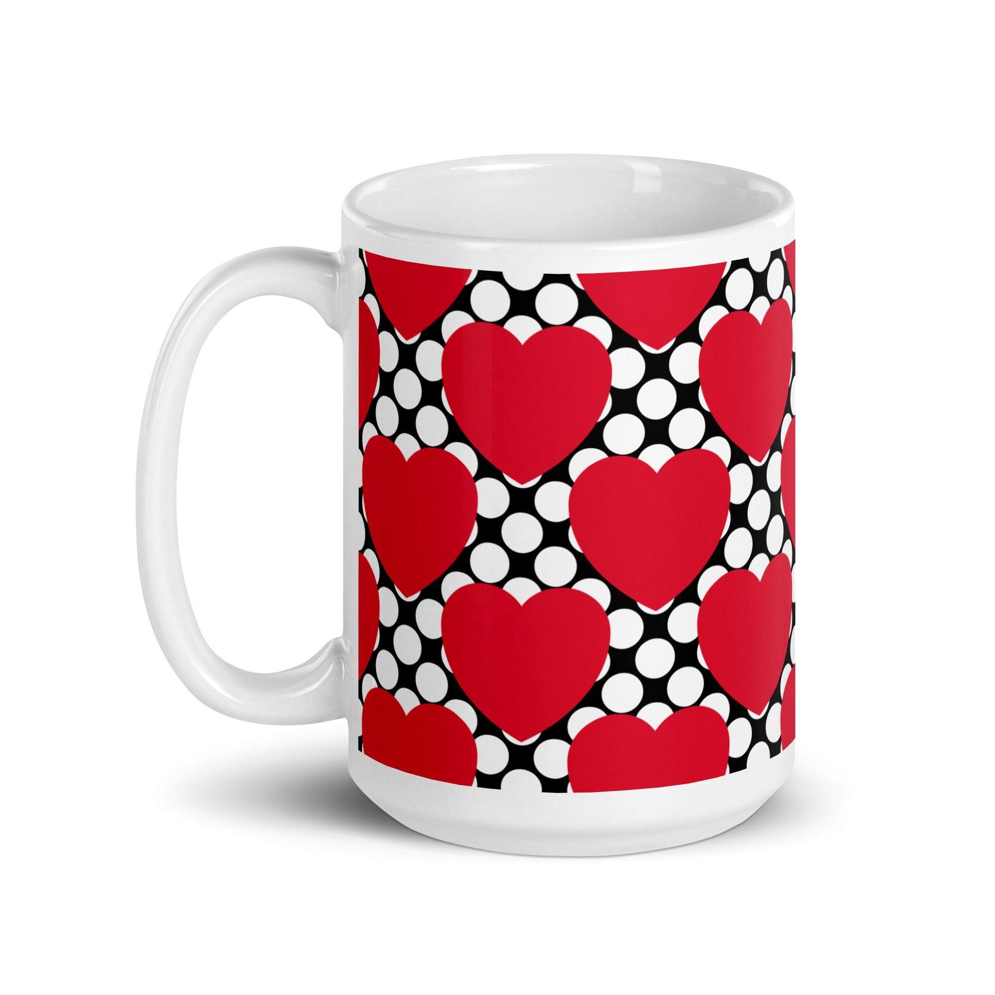 ELLIE LOVE DOT red black - Mug
