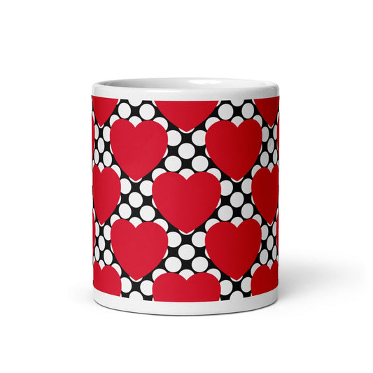 ELLIE LOVE DOT red black - Mug