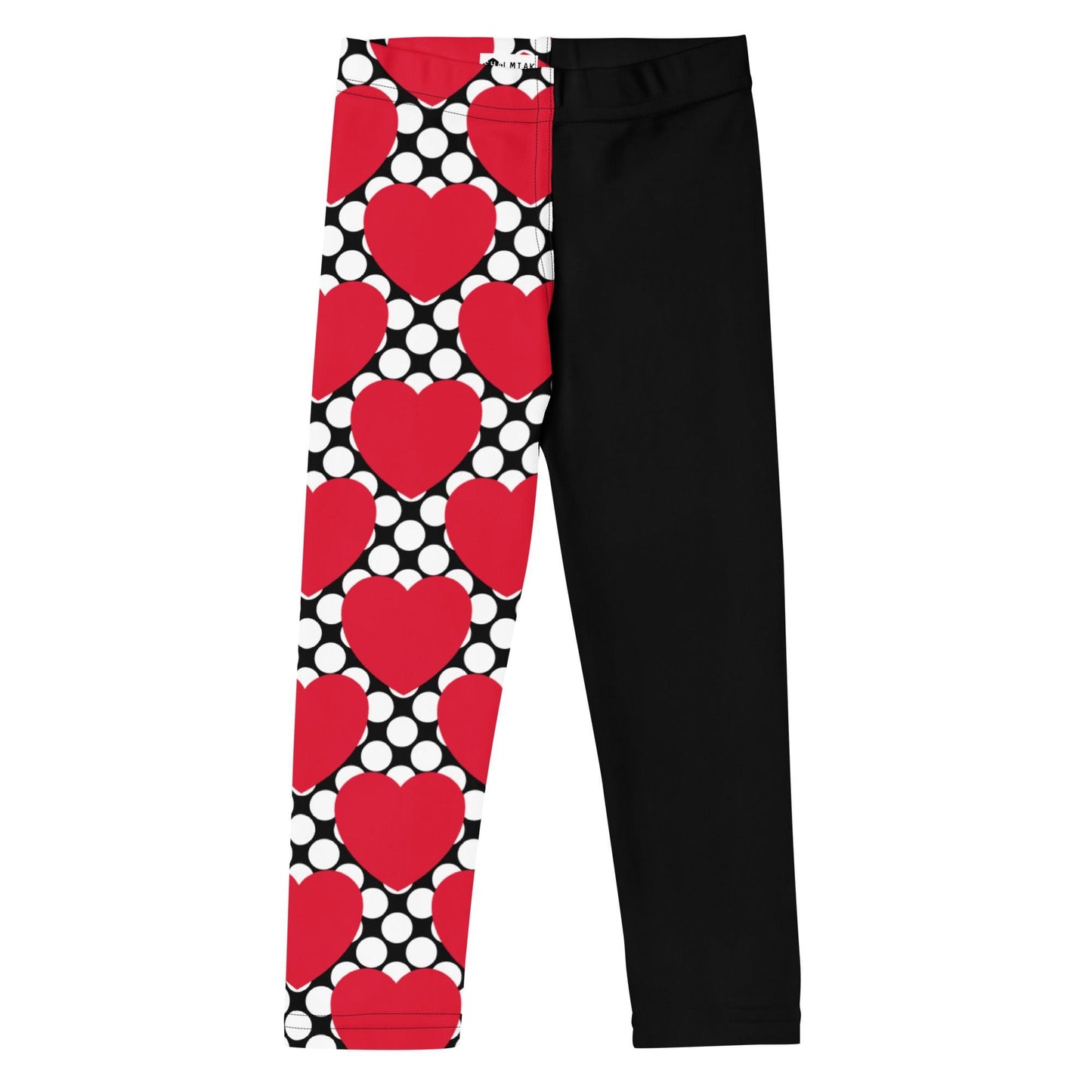 ELLIE LOVE DOT red black - Kids' Leggings