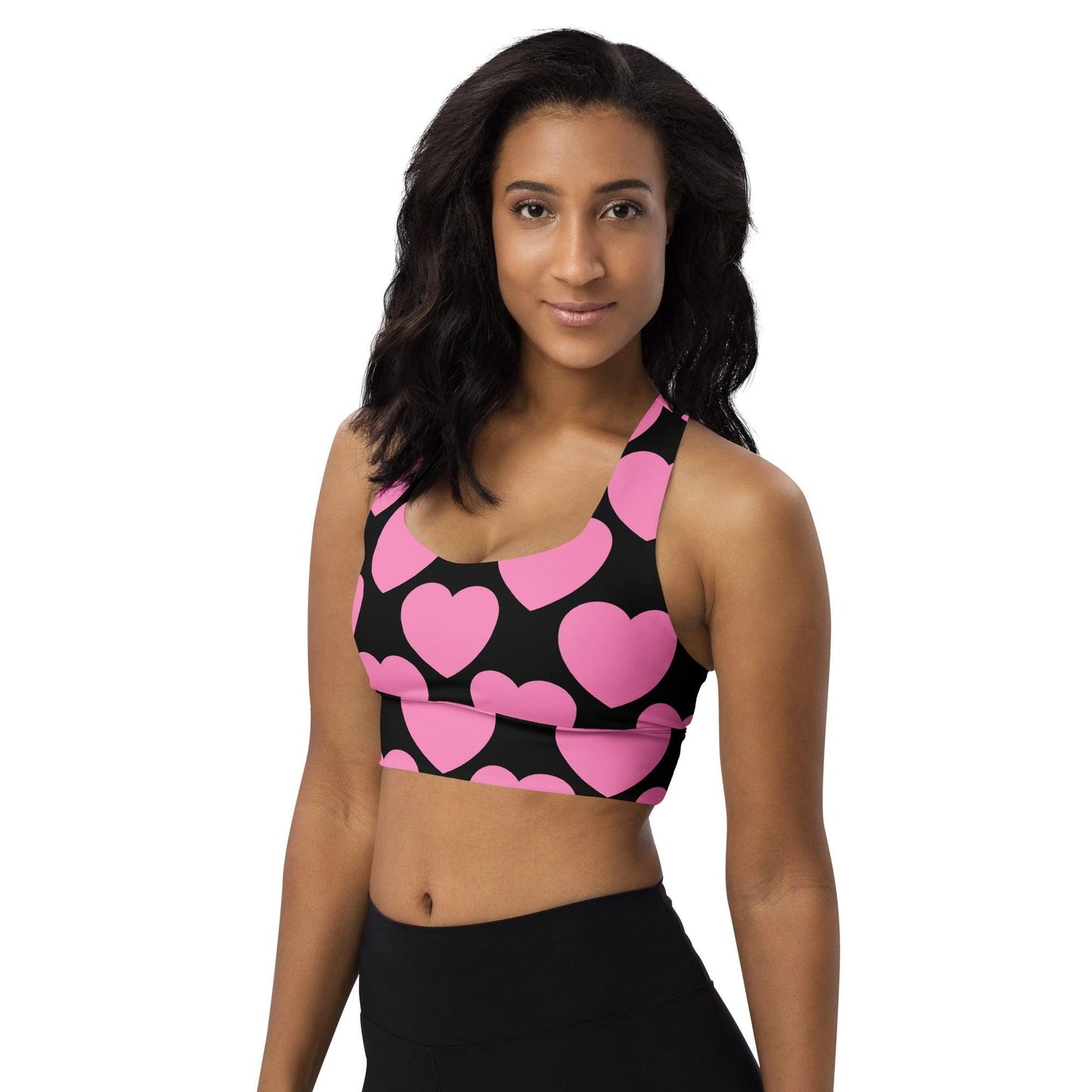 Sports Bra - ELLIE LOVE pink black