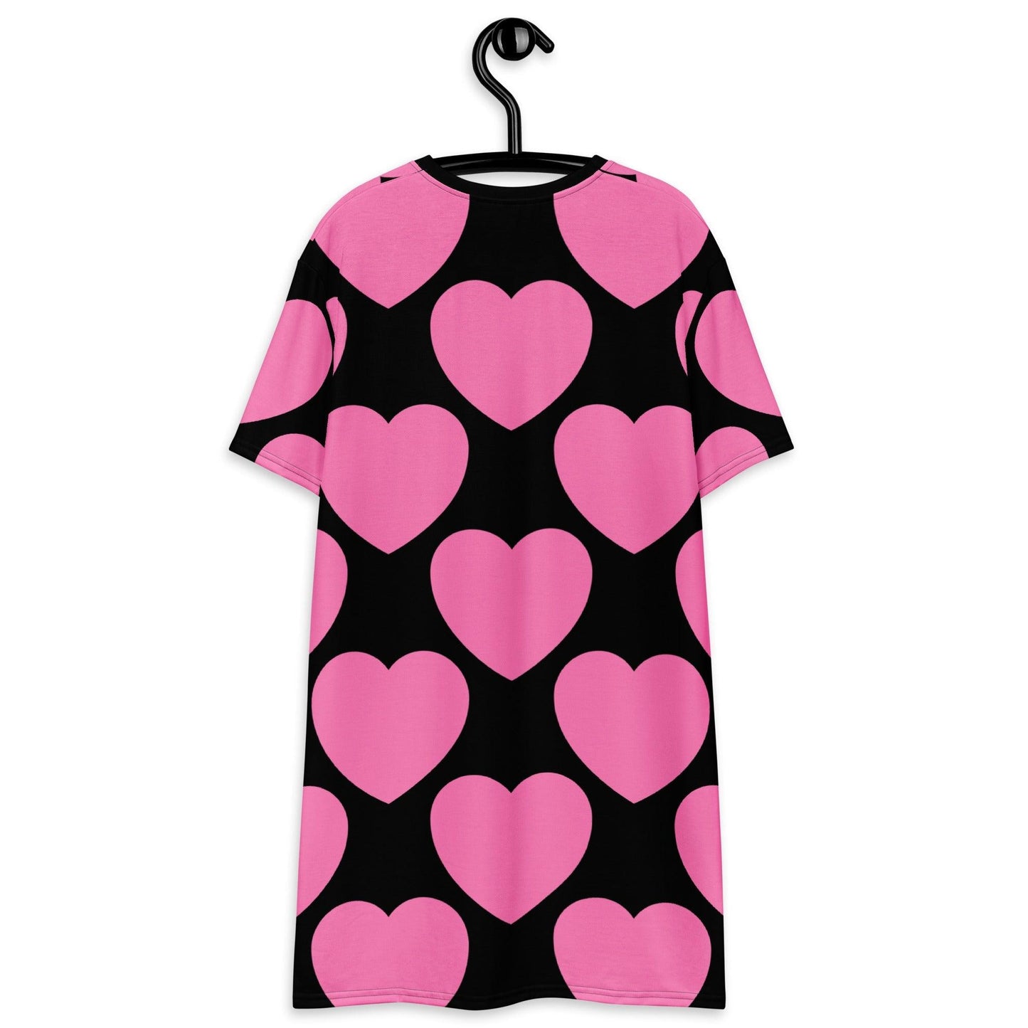 ELLIE LOVE pink black - T-Shirt Dress