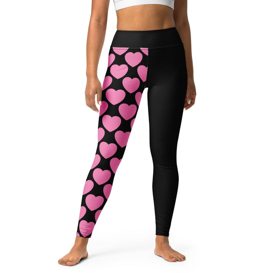 ELLIE LOVE pink black - Yoga Leggings