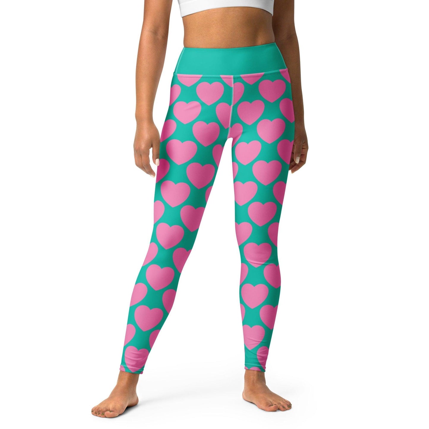 ELLIE LOVE pink mint -2- Yoga Leggings