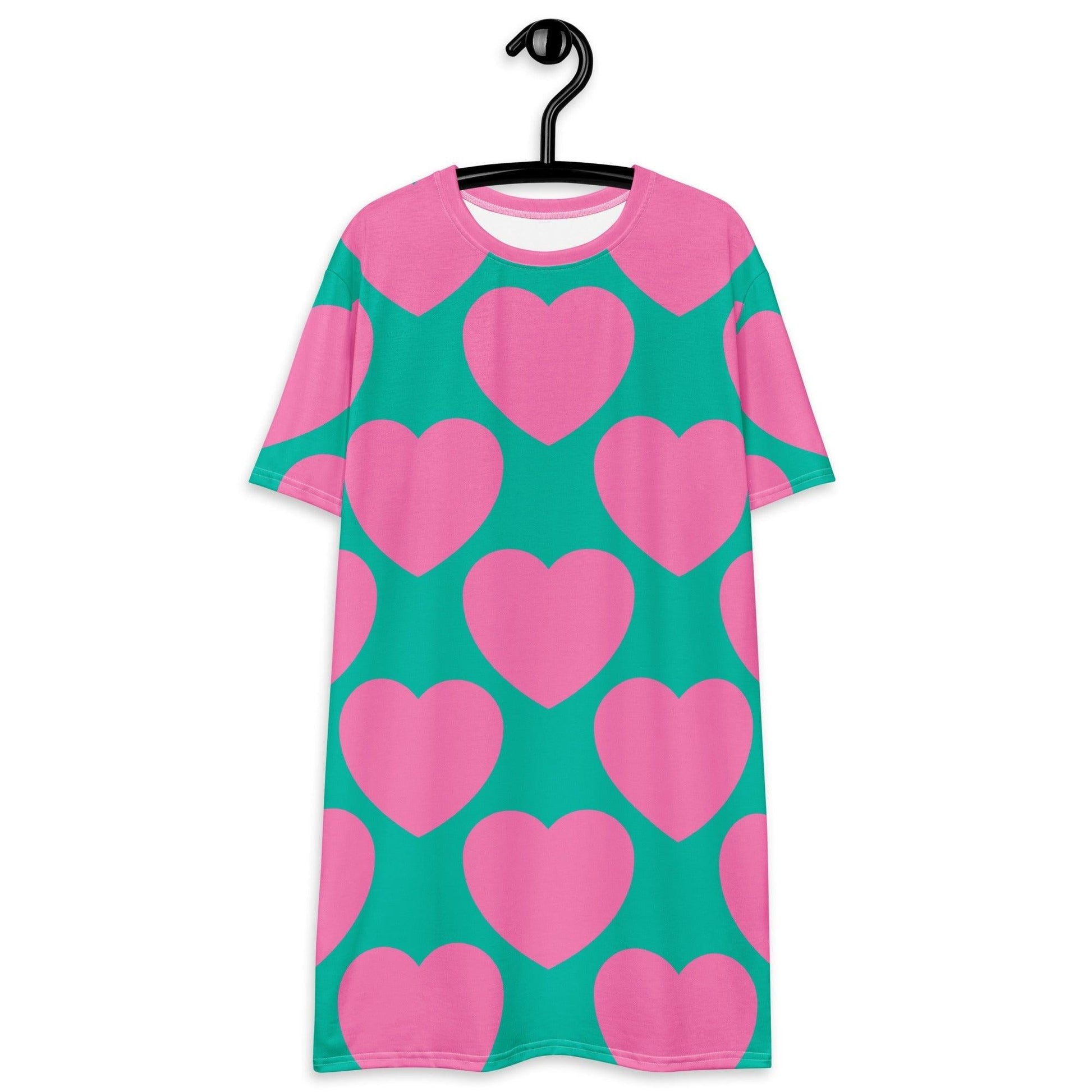 ELLIE LOVE pink mint - T-Shirt Dress