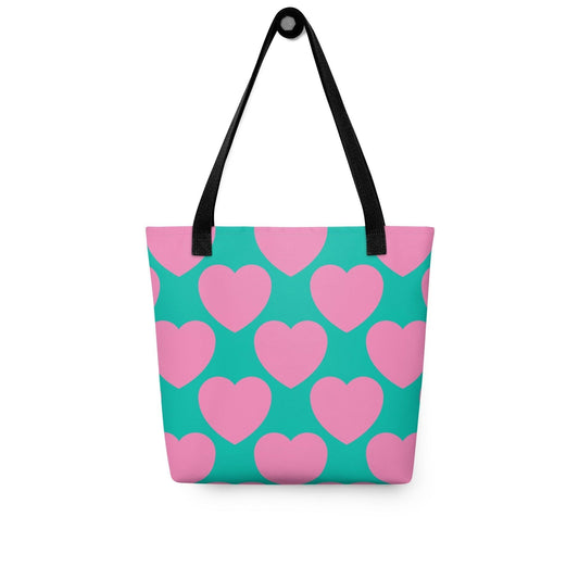ELLIE LOVE pink mint - Tote Bag