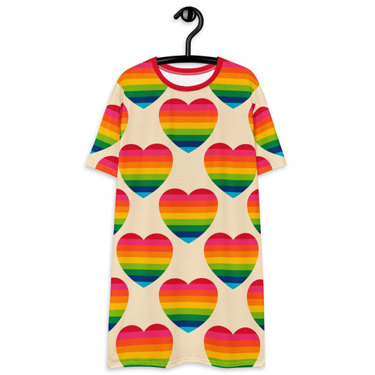 ELLIE LOVE rainbow - T-Shirt Dress