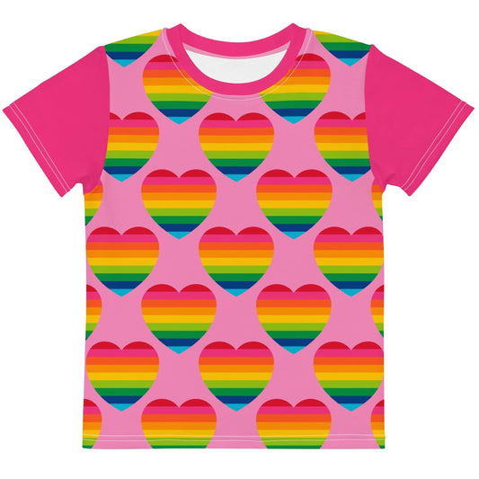 ELLIE LOVE rainbow pink - Kids' T-Shirt