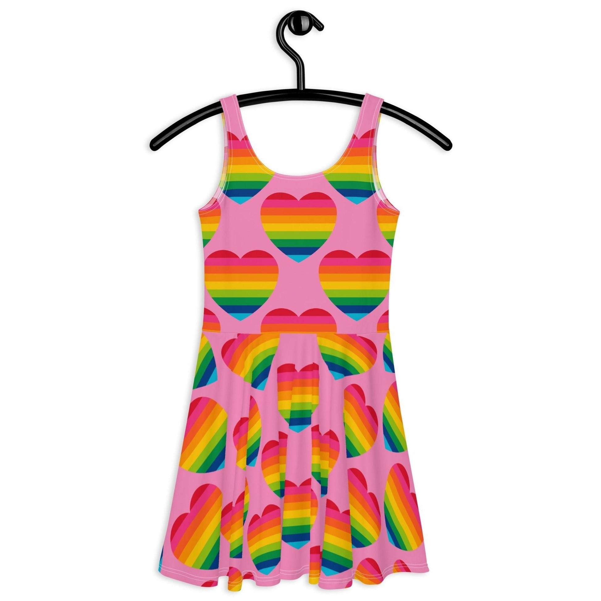 ELLIE LOVE rainbow pink - Skater Dress