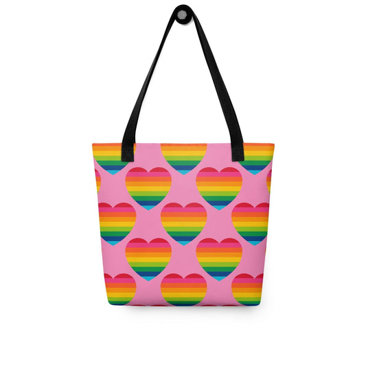 ELLIE LOVE rainbow pink - Tote Bag