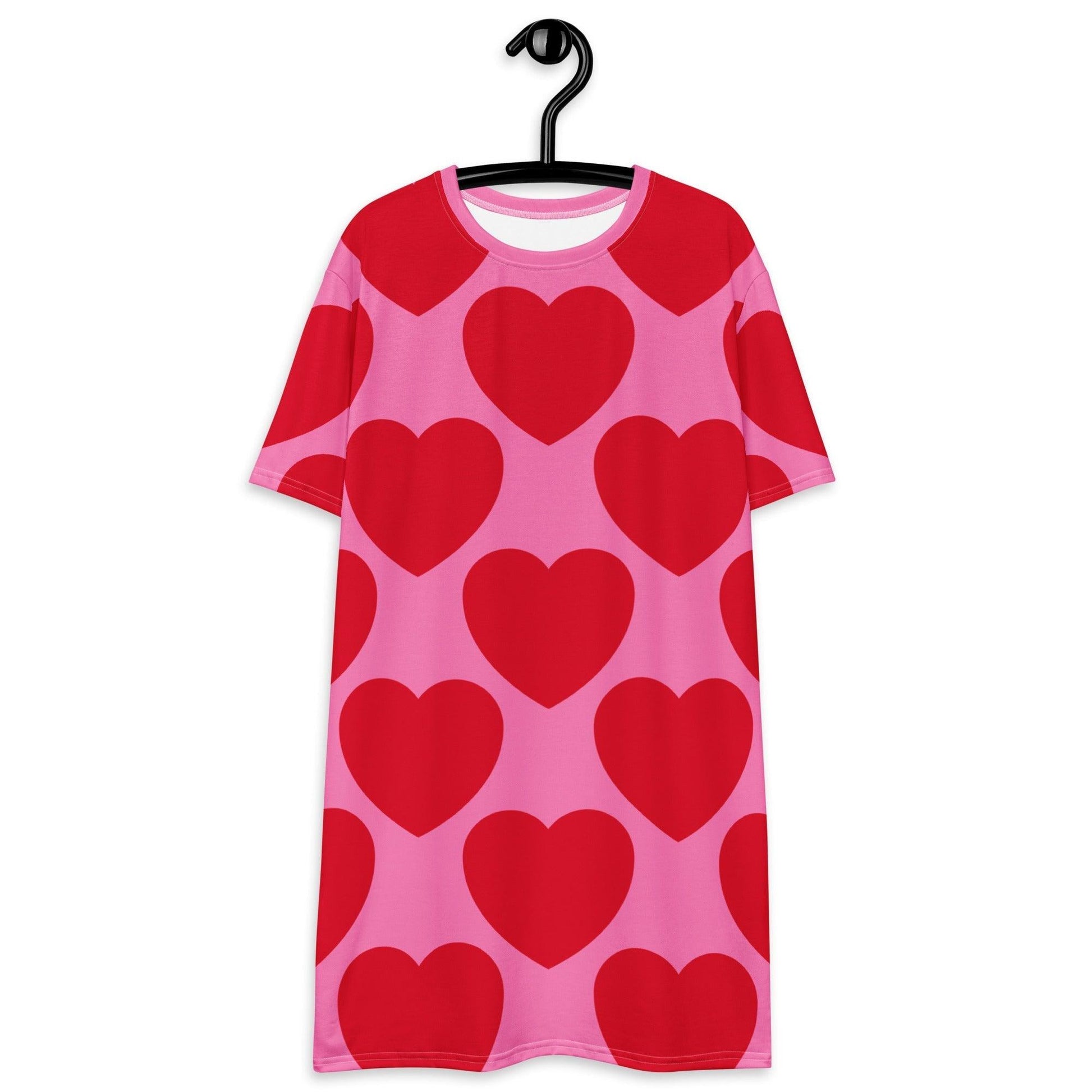 ELLIE LOVE red - T-Shirt Dress