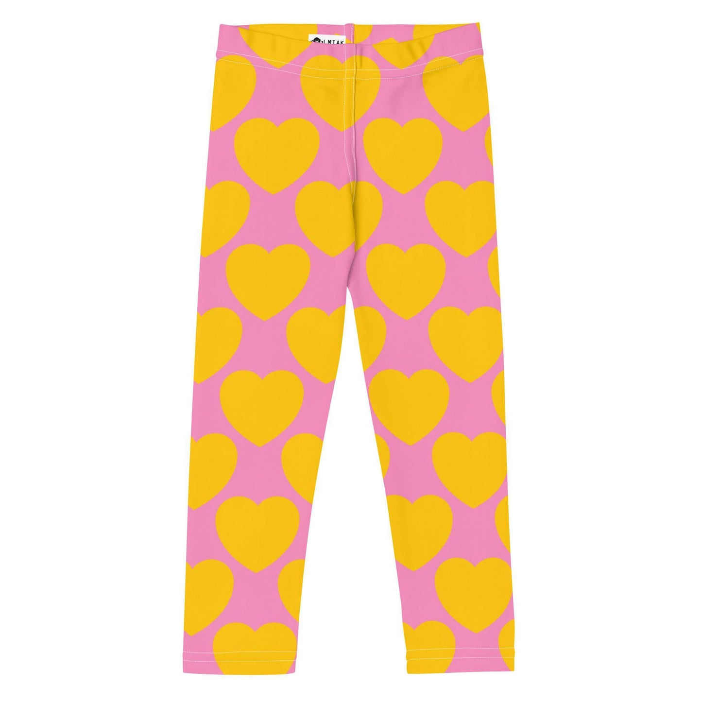 ELLIE LOVE yellow pink -2- Kids' Leggings