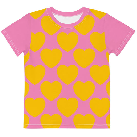 ELLIE LOVE yellow pink - Kids' T-Shirt