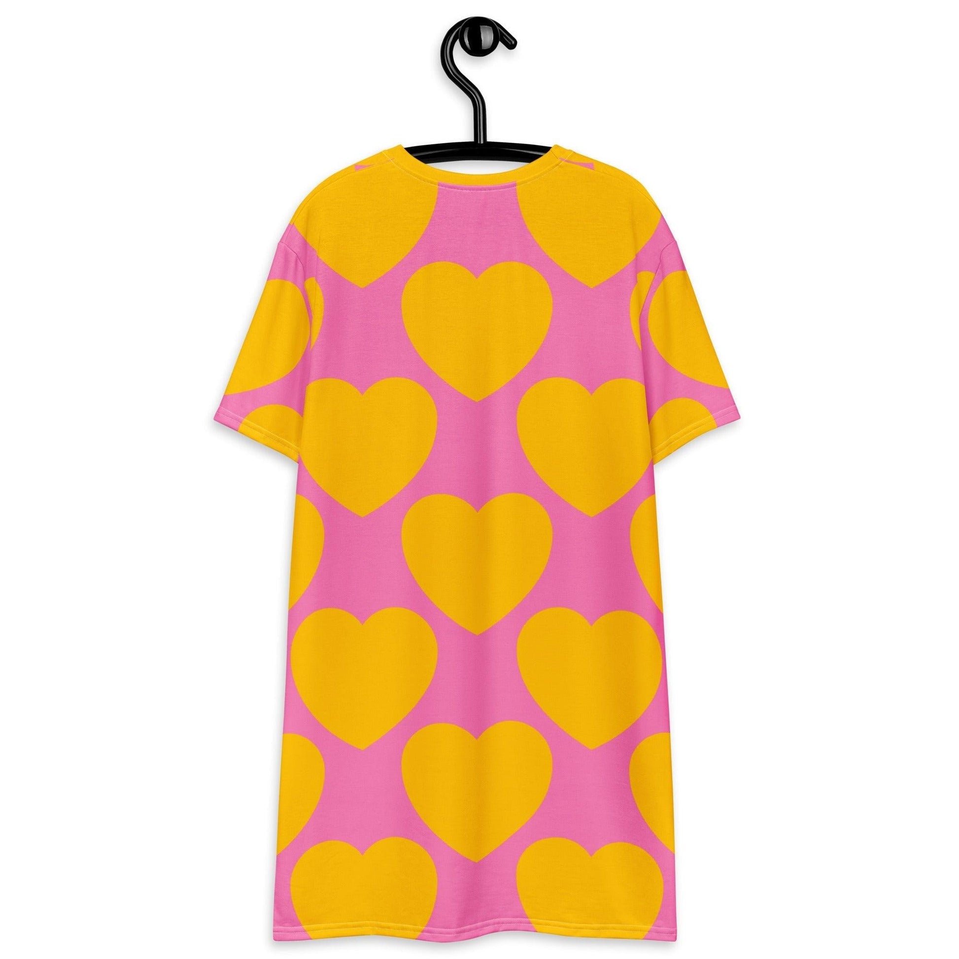 ELLIE LOVE yellow pink - T-Shirt Dress