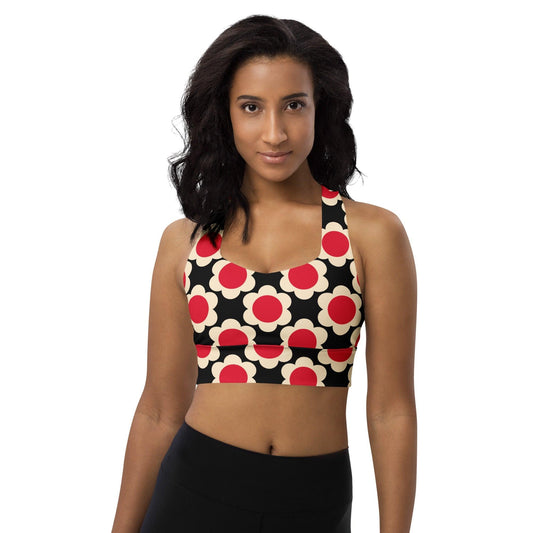 Sports Bra - ELLIE red black