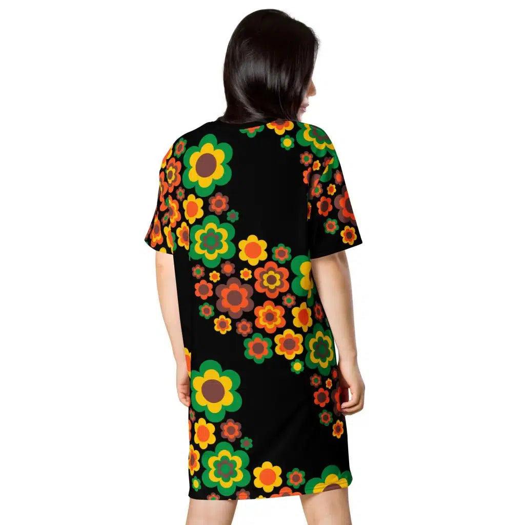 FLORA FOREVER retro - T-Shirt Dress