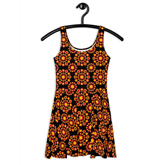 FLOWERSHOP red yellow - Skater Dress