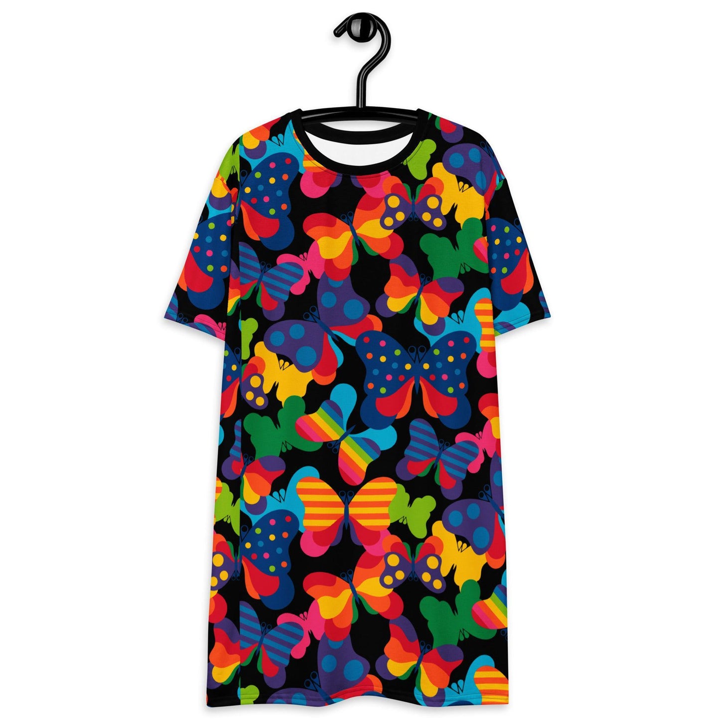 FLYRAVE black - T-Shirt Dress