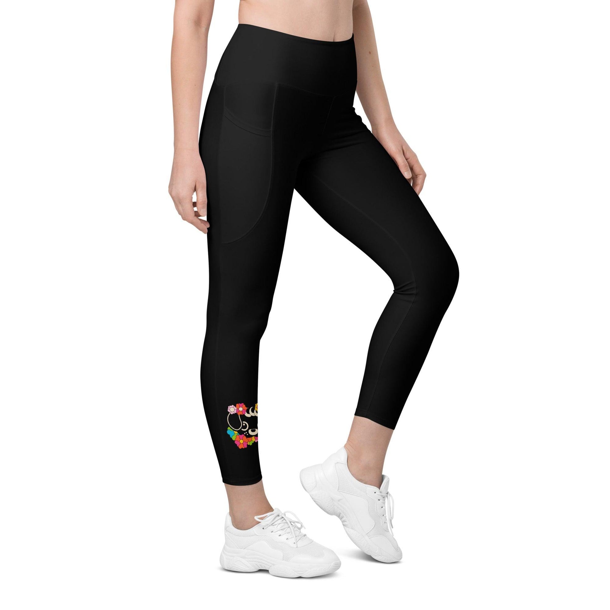 FUNKYPUP in black - Leggings With Pockets